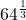 \displaystyle 64^{\frac{1}{3}}
