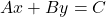 Rendered by QuickLaTeX.com Ax+By=C