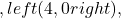 ,left(4, 0right),