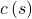 c\left(s\right)