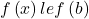 f\left(x\right)le f\left(b\right)