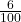 \frac{6}{100}