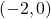 \left(-2,0\right)