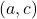 \left(a,c\right)