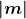 \boldsymbol{\displaystyle |m|}