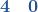 \display\boldsymbol{ {\color{myblue1}4} \quad {\color{myblue1}0}} 