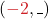 \displaystyle({\color{myred1}-2}, \_)