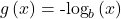 g\left(x\right)={\text{-log}}_{b}\left(x\right)