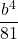 \displaystyle \left\frac{b^4}{81}\right 