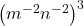 {\left({m}^{-2}{n}^{-2}\right)}^{3}