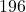 \displaystyle 196