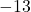 -13
