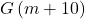 G\left(m+10\right)