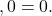,0=0.