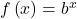 f\left(x\right)={b}^{x}