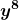 \boldsymbol{\displaystyle y^8}