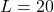 L=20