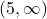 \left(5,\infty \right)