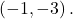 \left(-1,-3\right).