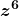 \boldsymbol{\displaystyle z^6}
