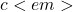 c<em>