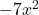 -7{x}^{2}