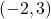 \left(-2,3\right)