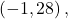 \left(-1,28\right),