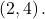 \left(2,4\right).