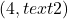 \left(4,text{2}\right)