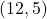 \left(12,5\right)