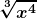 \boldsymbol{\displaystyle \sqrt[3]{x^4}}