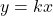 y = kx