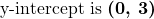 \displaystyle\boldsymbol{\text{y-intercept is } (0,\, {\color{mypurple1}{3}})}