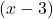 \left(x-3\right)