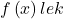 f\left(x\right)le k