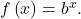f\left(x\right)={b}^{x}.