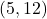 \left(5,12\right)