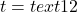 t=text{ }12