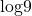 \text{log}9