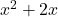 {x}^{2}+2x