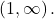 \left(1,\infty \right).