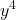 \displaystyle y^4
