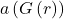 a\left(G\left(r\right)\right)