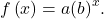 f\left(x\right)=a{\left(b\right)}^{x}.