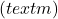 \left(text{m}³\right)