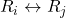 {R}_{i} \leftrightarrow {R}_{j}