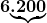  \boldsymbol{6{\color{mypurple1}{\underbrace{{\color{black}{.200}}}}}}