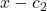x-{c}_{\text{2}}