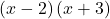 \left(x-2\right)\left(x+3\right)